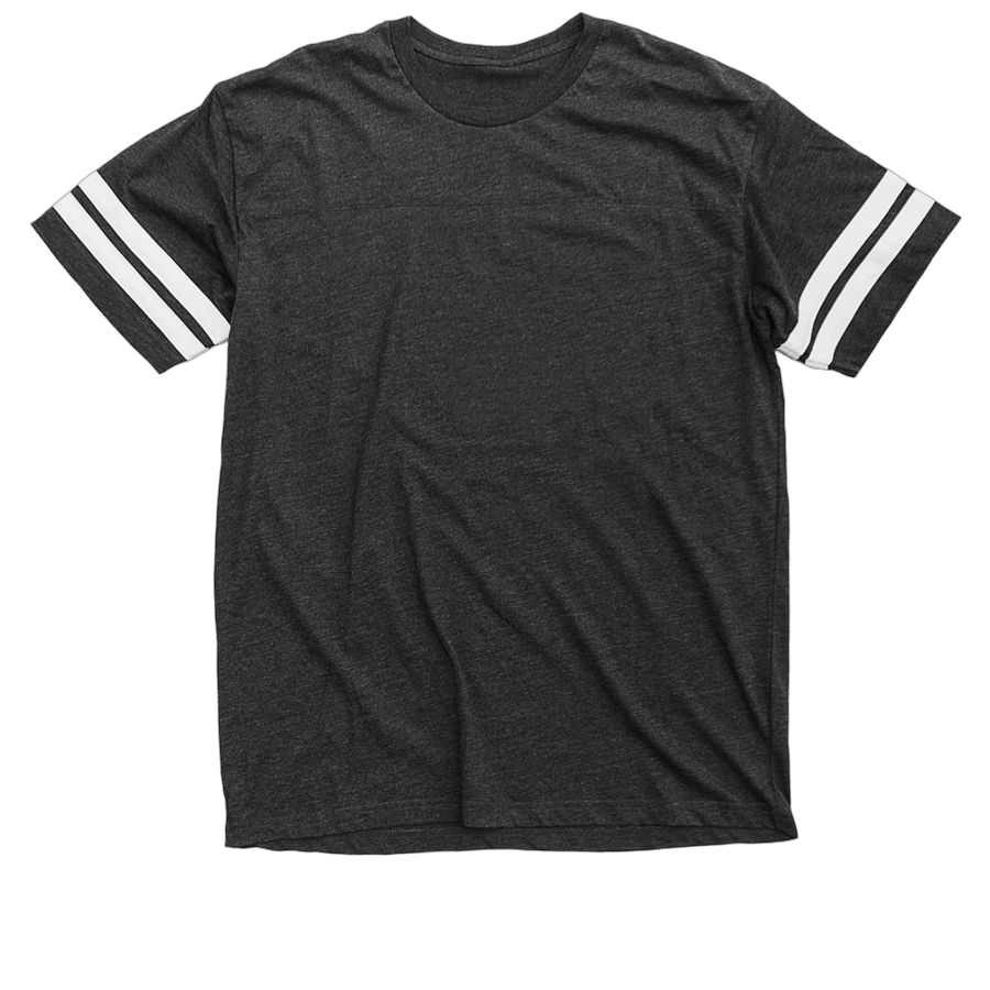 Vintage Smoke / White Football Jersey Tee